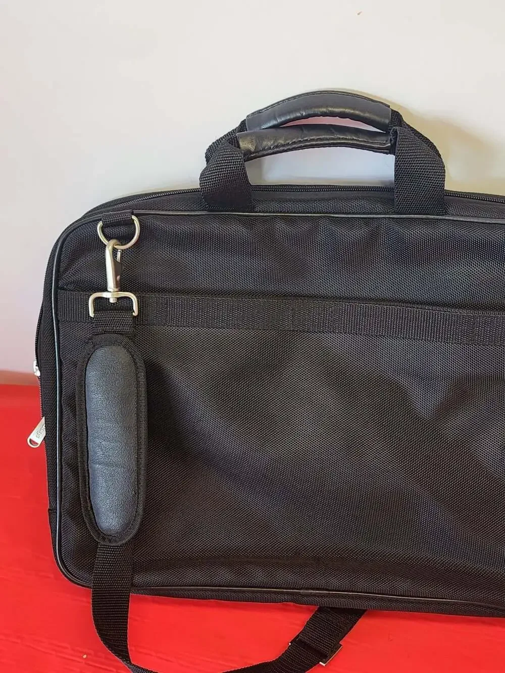 eBags Black Nylon Laptop Briefcase Shoulder Bag